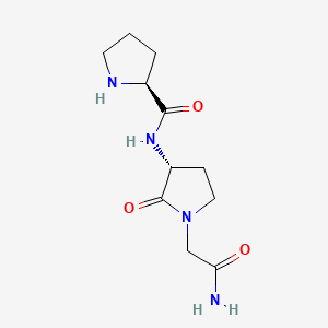 Chemical structure of PAOPA