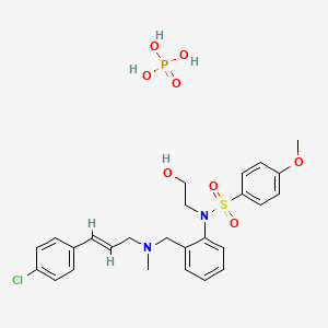 Chemical structure of KN-93 Phosphate