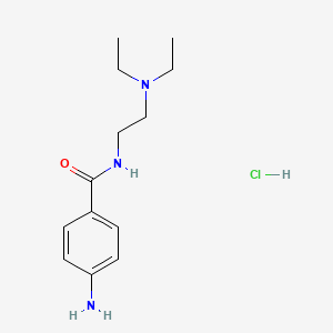 Chemical structure of Procainamide HCl