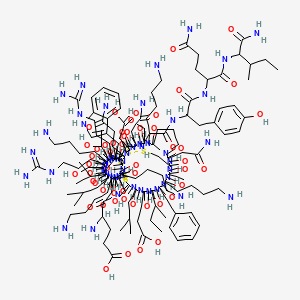 Chemical structure of Huwentoxin IV
