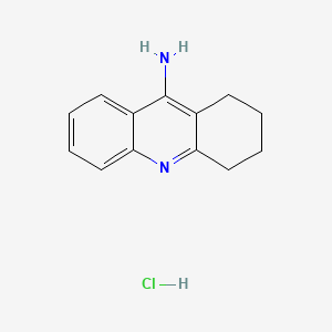 Chemical structure of Tacrine hydrochloride