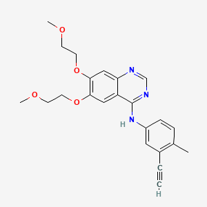 Chemical structure of 4-methyl Erlotinib