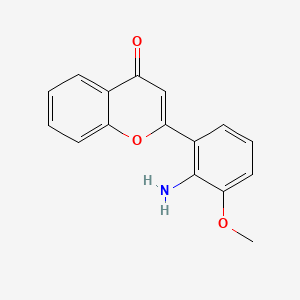 Chemical structure of PD98059