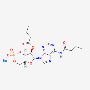 Chemical structure of Bucladesine Sodium
