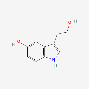 Chemical structure of 5-Hydroxytryptophol