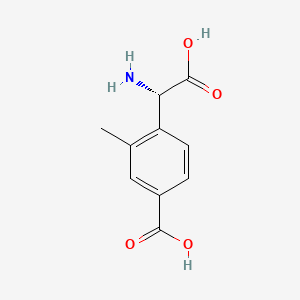 Chemical structure of LY 367385