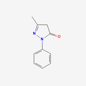 Chemical structure of Edaravone