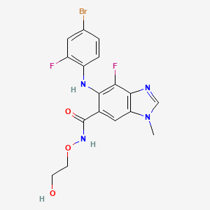 Chemical structure of Binimetinib