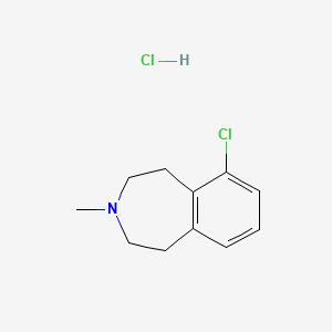 Chemical structure of SKF 86466 hydrochloride