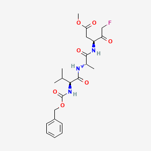Chemical structure of Z-VAD-FMK