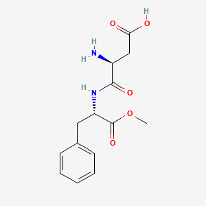 Chemical structure of Aspartame