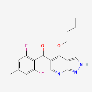 Chemical structure of BMS265246