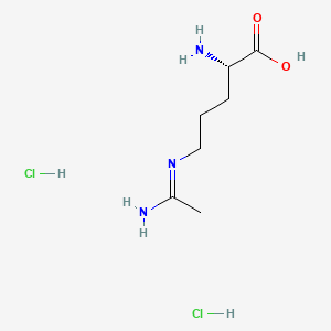 Chemical structure of L-NIO dihydrochloride