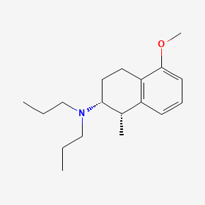 Chemical structure of (+)-UH 232 maleate