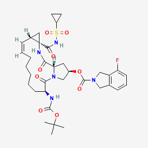 Chemical structure of Danoprevir