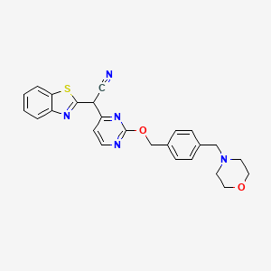 Chemical structure of AS 602801