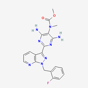Chemical structure of Riociguat
