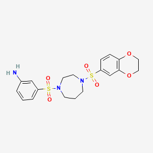 Chemical structure of DASA-58