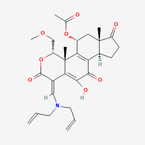 Chemical structure of PX 866