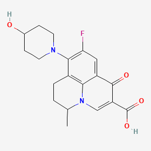 Chemical structure of Nadifloxacin