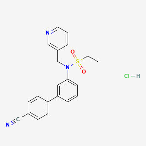Chemical structure of CBiPES hydrochloride