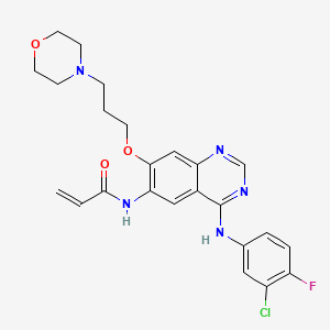 Chemical structure of Canertinib