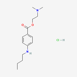 Chemical structure of Tetracaine HCl