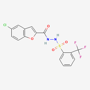 Chemical structure of BCATc Inhibitor 2