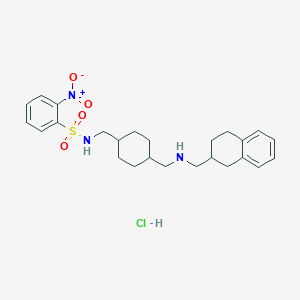 Chemical structure of NTNCB hydrochloride