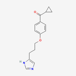 Chemical structure of Ciproxifan