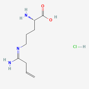 Chemical structure of Vinyl-L-NIO (hydrochloride)