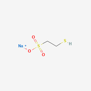 Chemical structure of Mesna