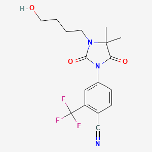 Chemical structure of RU 58841