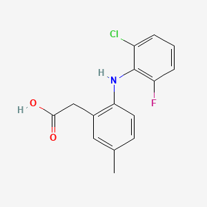 Chemical structure of Lumiracoxib