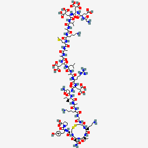 Chemical structure of Conantokin-R