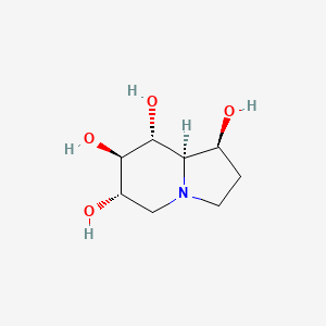 Chemical structure of Castanospermine