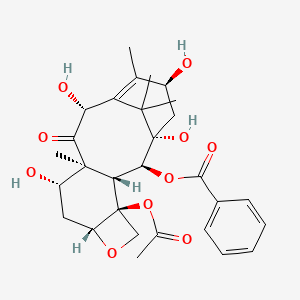 Chemical structure of 10-Desacetylbaccatin III