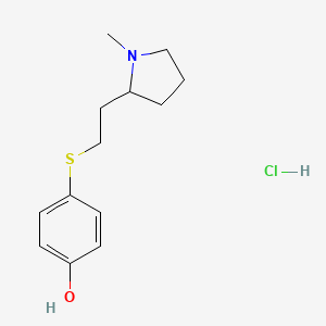 Chemical structure of SIB 1553A hydrochloride