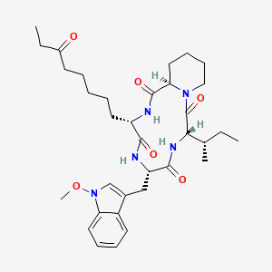 Chemical structure of Apicidin