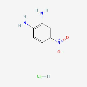 Chemical structure of 4-Nitro-o-phenylenediamine hydrochloride