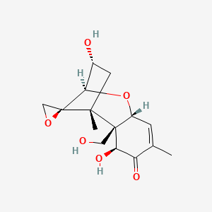 Chemical structure of Deoxynivalenol