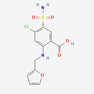Chemical structure of Furosemide