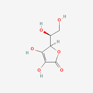 Chemical structure of Vitamin C