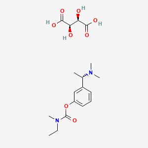 Chemical structure of Rivastigmine Tartrate