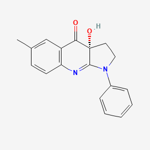 Chemical structure of (+)-Blebbistatin