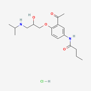 Chemical structure of Acebutolol HCl