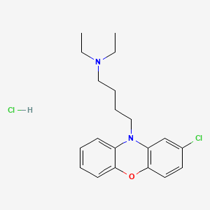 Chemical structure of 10-DEBC hydrochloride