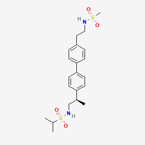 Chemical structure of LY451395