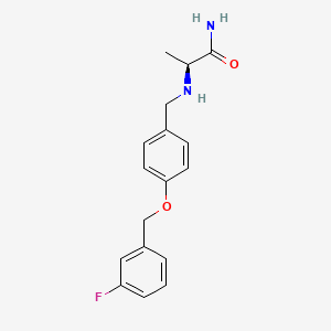 Chemical structure of Safinamide