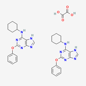 Chemical structure of MRS 3777 hemioxalate